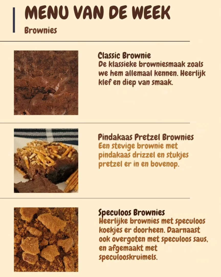 Instagram-post van Nanne's Cookies & Brownies